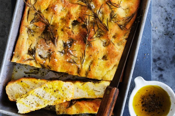 Rosemary and sea salt focaccia.