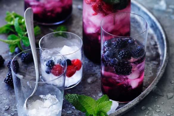 Red wine cordial.