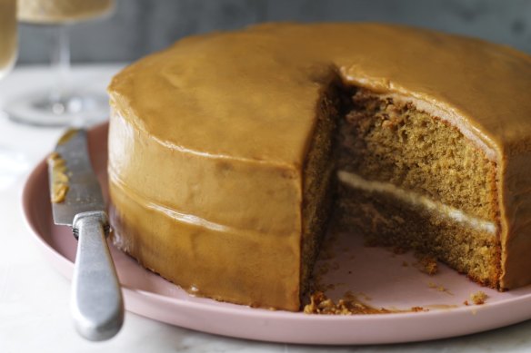 Helen Goh's Irish coffee cake recipe.