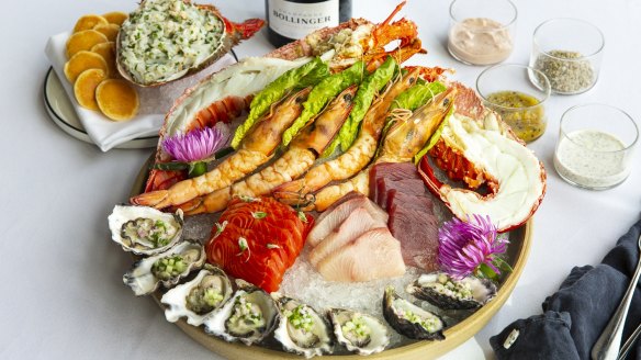 Stokehouse's seafood platter.