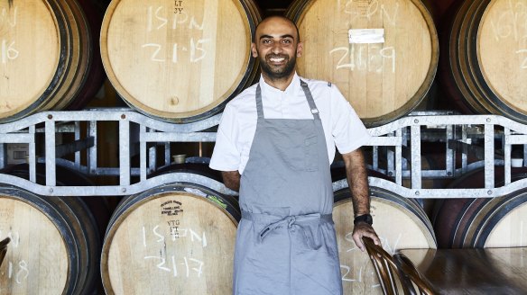 Chef Harry Mangat didn't even consider Valentine's Day when planning his February 14 menu with guest chef Tom Sarafian at Avani Winery.