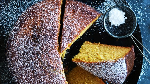 Adam Liaw's Portuguese orange, olive oil and honey cake.