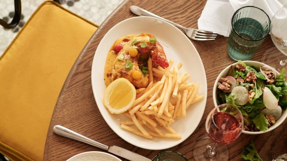 Entrecote's lobster frites join several different steaks with fries on the menu.