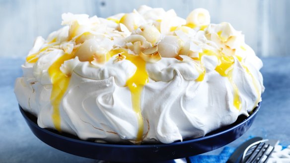 Adam Liaw's tropical pav screams summer.