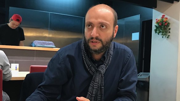 Iranian filmmaker Arash Kamali Sarvestani in Melbourne, June 2017.  