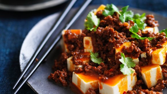Textural and spicy: Hot beef and tofu <a href="http://www.goodfood.com.au/good-food/cook/recipe/spicy-hot-beef-and-tofu-20140114-30shg.html"><b>(recipe here)</b></a>.