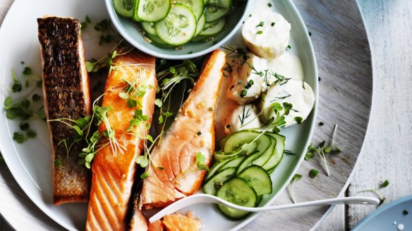 Salmon with a Danish twist.