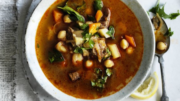 Turn leftover lamb into a spicy soup.