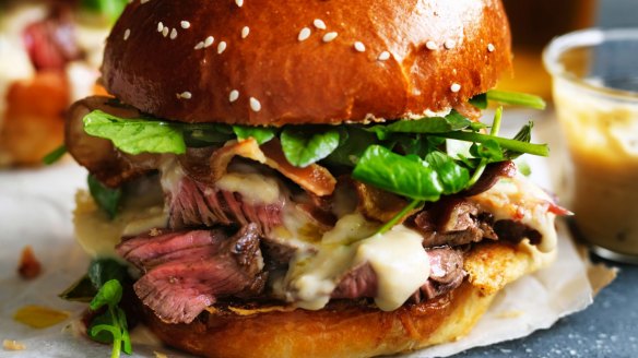 Adam Liaw's ultimate steak sandwich.