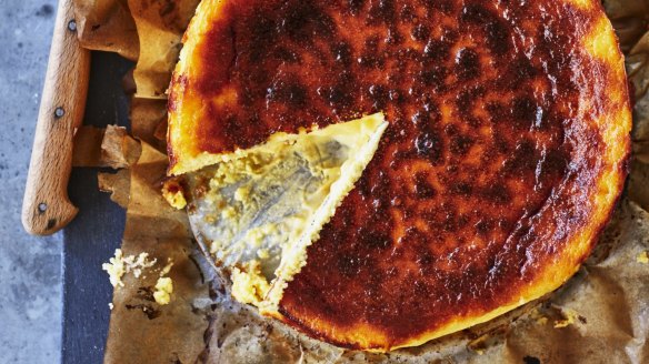 Blender Basque cheesecake.