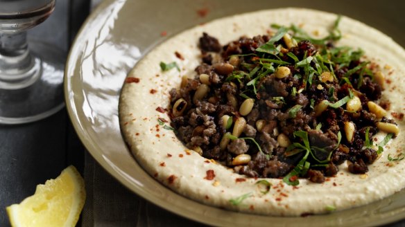Neil Perry's hummus with ground beef and pine nuts could soon be a dish you can make with Australian tahini.