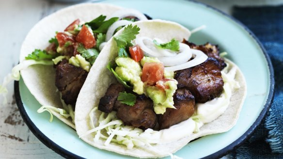 Go-to midnight meal: Tacos, preferably carnitas (braised and roasted pork).