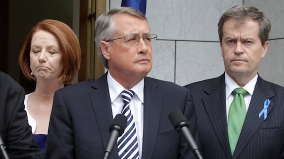 When in government, Labor prime minister Julia Gillard and treasurer Wayne Swan voted against 2012 same-sex marriage legislation, while current Labor leader Bill Shorten voted in favour.