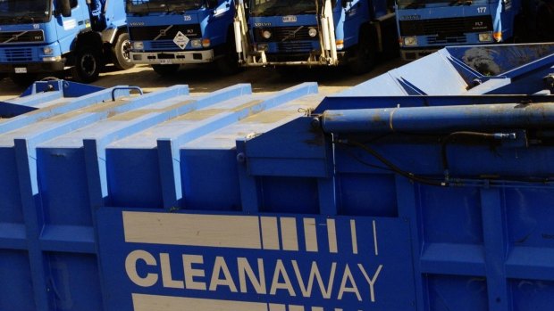 Cleanaway's fleet was grounded because of a crash in Adelaide.