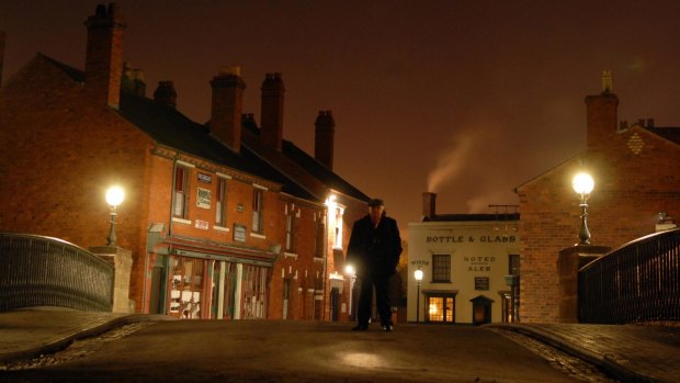 The Black Country Museum by night.