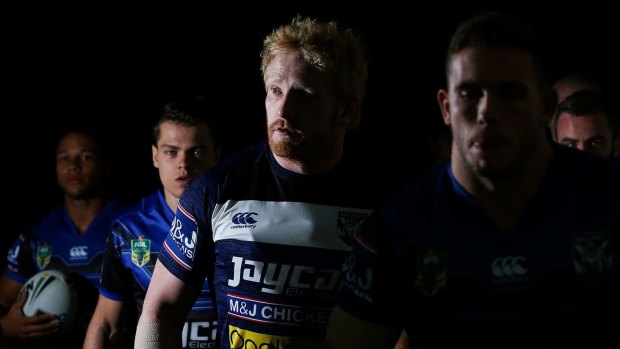 Leading from the front: Bulldogs captain James Graham.