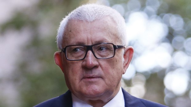Ron Medich outside the NSW Supreme Court. 