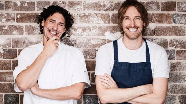 Long time friends: Three Blue Ducks chef Darren Robertson (right) is set to join Colin Fassnidge on MKR.