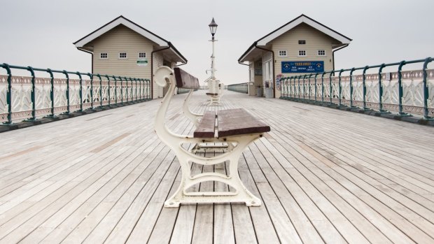 Historic: A walk along Penarth Pier is like travelling back in time. 