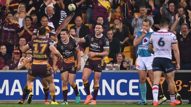 James Roberts celebrates and the Broncos mark Corey Parker's last home game with a win.