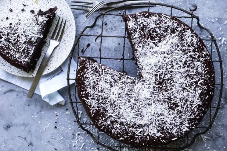 Helen Goh's lamington chocolate cake with marmalade and coconut