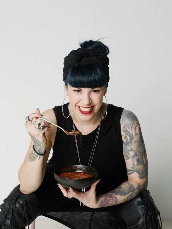 Shannon Martinez said there has been a significant uptick in foot traffic for her vegan food.