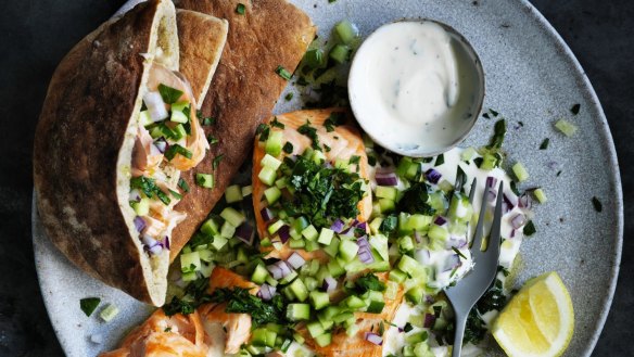 Keep your mood in check by regularly eating salmon and yoghurt.