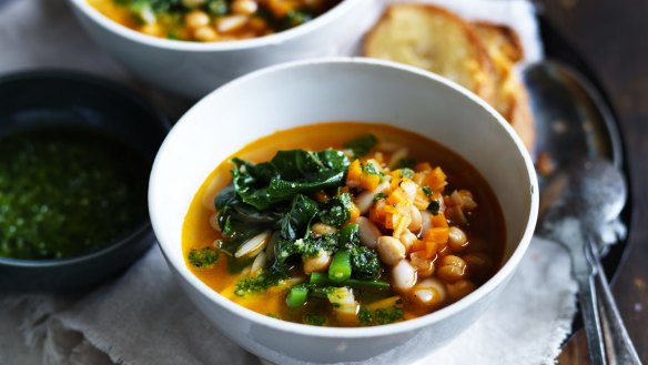 Turn minestrone soup into 'beanastrone'.