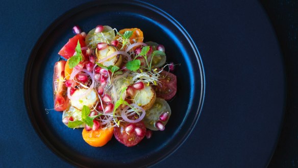 Tomato and friends salad at Pascale.