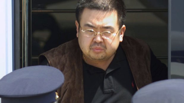 Kim Jong-nam at Tokyo's Narita international airport in 2001. 