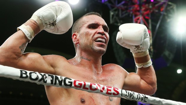 Gut feel: Anthony Mundine is confident he won the bout against Danny Green.