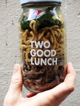 Two Good Lunch is sold to corporate customers to feed domestic violence victims and the homeless.