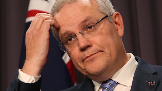 Treasurer Scott Morrison says he's always been careful about making surplus predictions.