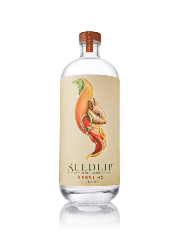 Seedlip's newest alcohol-free spirit, Grove 42.