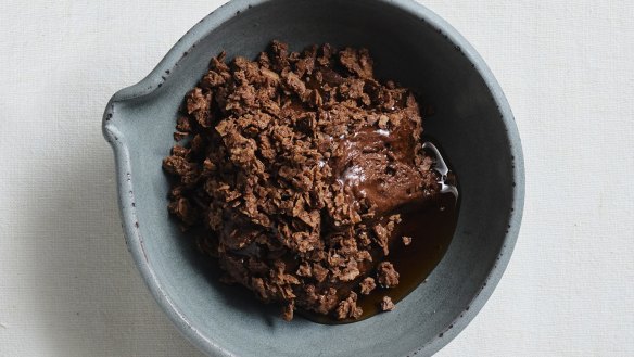 Ben Greeno's chocolate mousse.