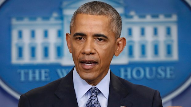 Former president Barack Obama spoke in a positive tone about the state of the world. 