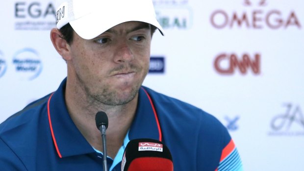 Press conference adjourned: the unfortunate words of the European Tour media organiser at Rory McIlroy's press conference.