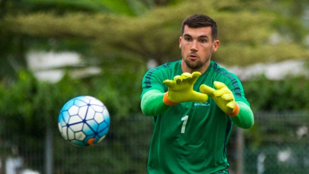 Making adjustments: Mat Ryan will get to play his more natural style when the Socceroos take on Honduras this weekend.