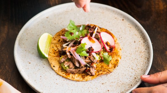 Taqueria Zepeda will serve tacos on corn tortillas pressed and grilled fresh daily on-site.