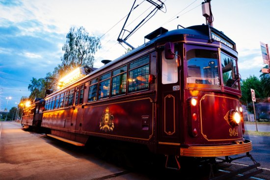 Meals on wheels: the Colonial Tramcar Restaurant.