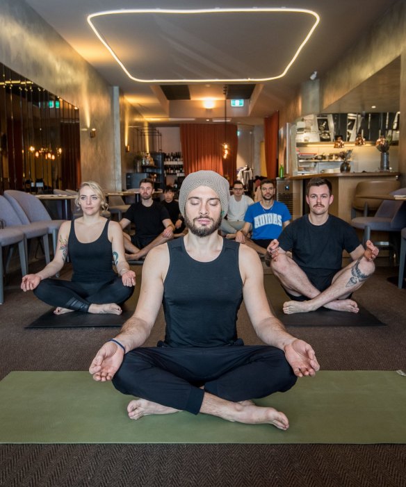 George Calombaris also encourages his Made Establishment staff to practice meditation.