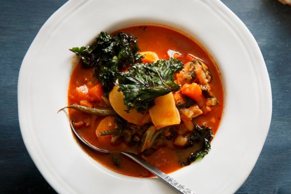 Karen Martini's minestrone soup makes use of parmesan rinds, mismatched pasta shapes and assorted vegies (tip: turn leftover bread into croutons, too).