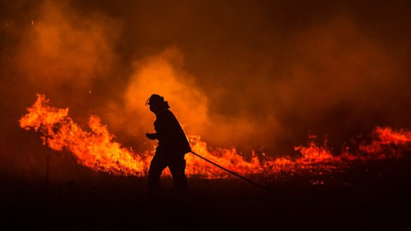 Bushfire photo re-ignites worries over Kurnell water plant as dry ...