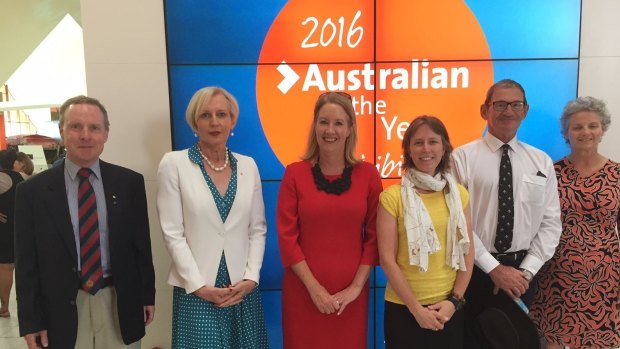 2016 Australian of the Year finalists. Will MacGregor pictured second from right.