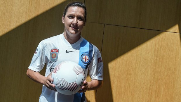 Melbourne City striker Lisa De Vanna will benefit from the club's outstanding midfield service.