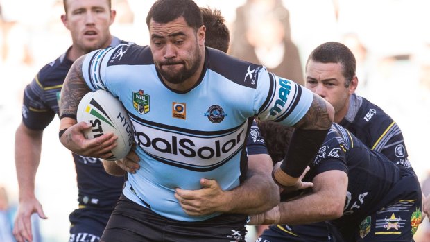 Andrew Fifita is one of five Sharks in the squad.