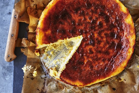 Blender Basque cheesecake.