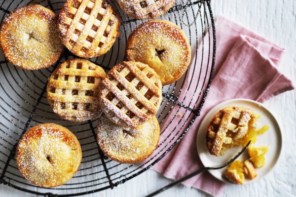 Lime and pineapple tartlets for Lunar New Year.