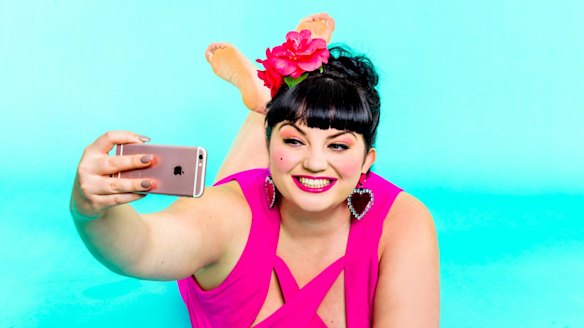 Ally Garrett, 29 year-old body-positive activist.