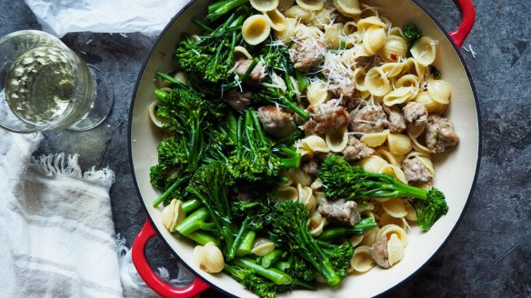  Orecchiette with pork and fennel sausage and broccolini.
Pic credit: Vanessa Gordon